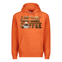 Carrot keep calm and make coffee Premium Hoodie - BarkalooDesign