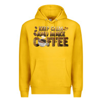 Lemon keep calm and make coffee Premium Hoodie - BarkalooDesign