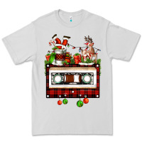 Dove Grey christmas cassette Premium Tee - FaDigitalArtStudio