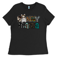 Black Bunny mama Ladies Tee - CowhideDigitalArt