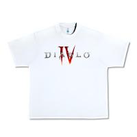 White Diablo 4 Gämë Online Urban Heavy Tee - baoMotion