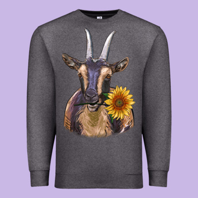 Dark Goat Premium Sweatshirt Designed By Ranaportraitstore