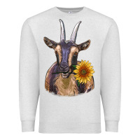Oatmeal Heather dark goat Premium Sweatshirt - RanaPortraitStore