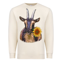 Sandshell dark goat Premium Sweatshirt - RanaPortraitStore