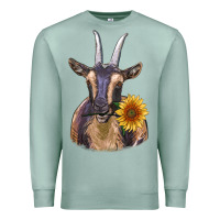 Seafoam dark goat Premium Sweatshirt - RanaPortraitStore