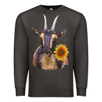 Smoke dark goat Premium Sweatshirt - RanaPortraitStore