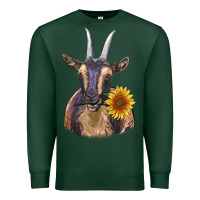 Sports Green dark goat Premium Sweatshirt - RanaPortraitStore
