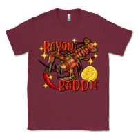Burgundy Crawfish bayou baddie Classic Tee - FaDigitalArtStudio