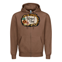 Chestnut blessed gigi Zipper Hoodie - Jasminsmagicworld