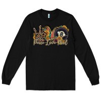 Black peace love pool Long Sleeve Tee - RacoonDesign