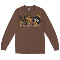 Chestnut peace love pool Long Sleeve Tee - RacoonDesign