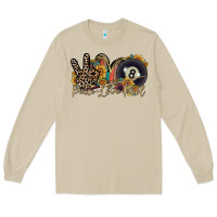 Mushroom peace love pool Long Sleeve Tee - RacoonDesign