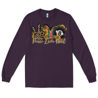 Plum peace love pool Long Sleeve Tee - RacoonDesign