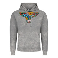 Cloud Rock thunderbird with usa flag and sunflowers Vintage Hoodie - Artiststas
