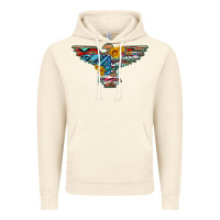 Vintage Artic thunderbird with usa flag and sunflowers Vintage Hoodie - Artiststas