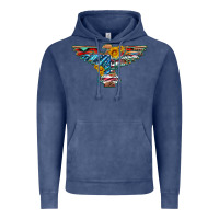 Thunderbird With Usa Flag And Sunflowers Vintage Hoodie | Teevron