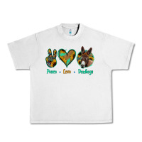 Lunar Rock Peace Love Donkeys Urban Heavy Tee - Jasminsmagicworld