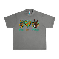 Tornado Peace Love Donkeys Urban Heavy Tee - Jasminsmagicworld