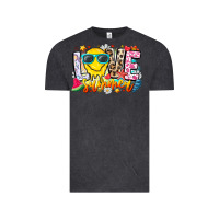 Vintage Black Love Summer Vintage Tee - CowhideDigitalArt