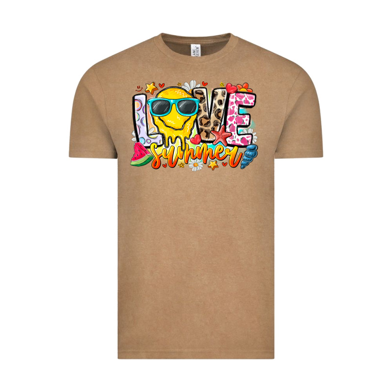 Love Summer Vintage Tee by CowhideDigitalArt | Teevron