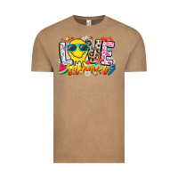 Vintage Coffee Love Summer Vintage Tee - CowhideDigitalArt