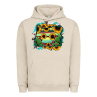 Pigment French Oak Oregon Map Sunflower Cactus Serape Urban Hoodie - RanaPortraitStore