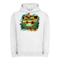 Pigment Lunar Rock Oregon Map Sunflower Cactus Serape Urban Hoodie - RanaPortraitStore