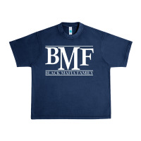 Navy black mafia family Urban Heavy Tee - baoMotion