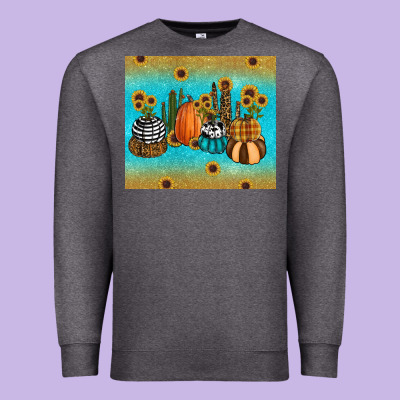 Fall Pumpkin Tumbler Premium Sweatshirt Designed By Ranaportraitstore