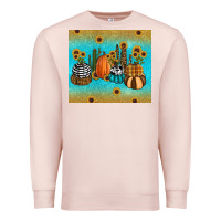 Pale Pink fall pumpkin tumbler Premium Sweatshirt - RanaPortraitStore