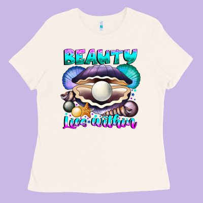 Beauty Lies Within Ladies Tee Designed By Cowhidedigitalart