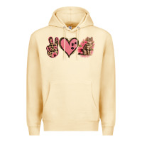 Pina Colada Peace Love Cats Premium Hoodie - Jasminsmagicworld