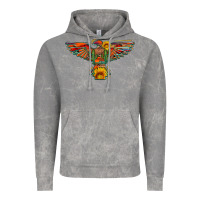 Thunderbird  Wild Soul With Sunflower Serape Aztec Vintage Hoodie | Teevron