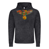 Vintage Black thunderbird  wild soul with sunflower serape aztec Vintage Hoodie - Artiststas