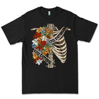 Black kinda emotionless kinda emotional skeleton chest Premium Tee - FaDigitalArtStudio