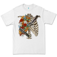White kinda emotionless kinda emotional skeleton chest Premium Tee - FaDigitalArtStudio
