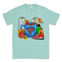Seafoam Basketball Coffee cup Classic Tee - FaDigitalArtStudio