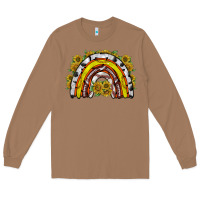 Toasted Coconut sunflower sports rainbow Long Sleeve Tee - RacoonDesign