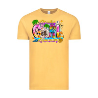 Vintage Mustard spooky girl summer Vintage Tee - CowhideDigitalArt