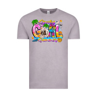 Vintage Zinc spooky girl summer Vintage Tee - CowhideDigitalArt