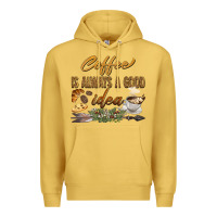 Antique Gold coffee is always a good idea Premium Hoodie - BarkalooDesign