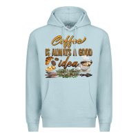 Blue Mist coffee is always a good idea Premium Hoodie - BarkalooDesign