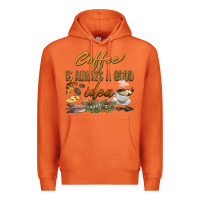 Carrot coffee is always a good idea Premium Hoodie - BarkalooDesign