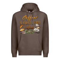 Coffee coffee is always a good idea Premium Hoodie - BarkalooDesign