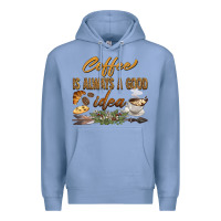 Colony Blue coffee is always a good idea Premium Hoodie - BarkalooDesign