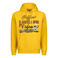 Lemon coffee is always a good idea Premium Hoodie - BarkalooDesign