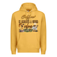 Mustard coffee is always a good idea Premium Hoodie - BarkalooDesign