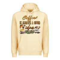 Pina Colada coffee is always a good idea Premium Hoodie - BarkalooDesign