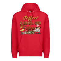 Red coffee is always a good idea Premium Hoodie - BarkalooDesign