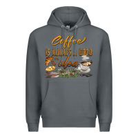 Rock coffee is always a good idea Premium Hoodie - BarkalooDesign